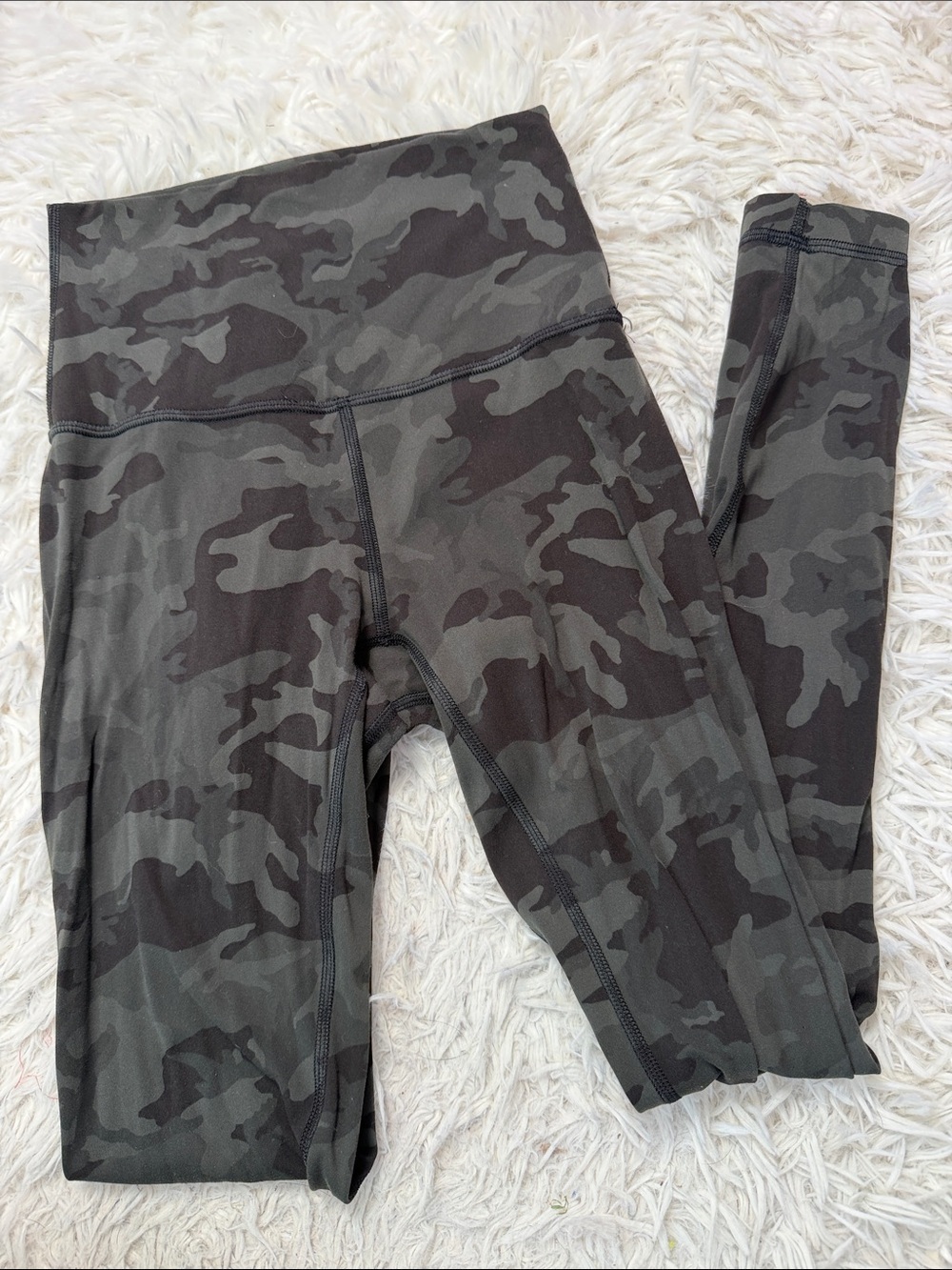 Lululemon Align Pant II 25" Incognito Camo Multi Gator Green